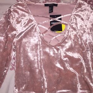 Velvet Pink Long Sleeve